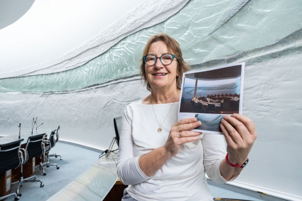 Tour of ‘Flow’ by Vivienne Roche at County Hall, Swords