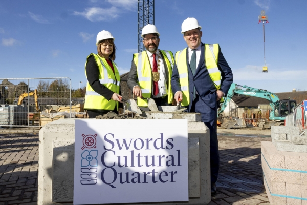 Foundation stone laid for new Cultural Centre in Swords